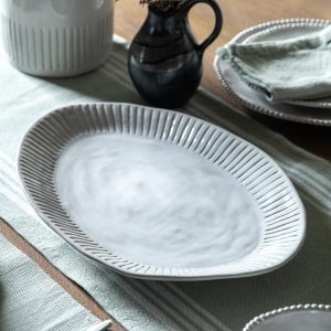 Gallery Direct Organic Ridged Platter | Shackletons