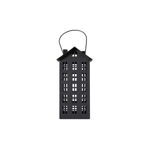 Gallery Direct Town House Lantern Black | Shackletons