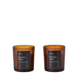 Gallery Direct Aroma Votive Patchouli Amber Pack of 2 | Shackletons