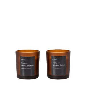 Gallery Direct Aroma Votive Tonka Smoked Vetiver Pack of 2 | Shackletons