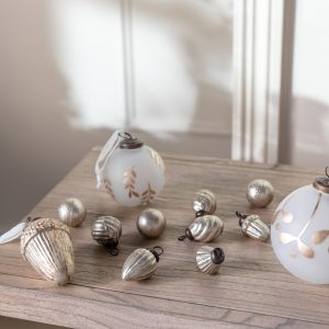 Gallery Direct Ava Mini Baubles Antique Gold S | Shackletons