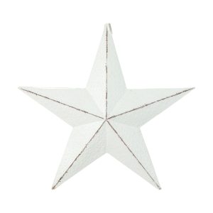 Gallery Direct Sula Textured Star White Large | Shackletons