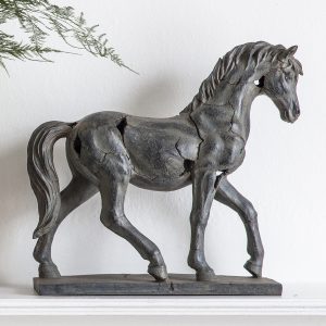 Gallery Direct Tamir Antique Horse Statue | Shackletons