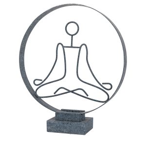 Gallery Direct Lotus Pose Sculpture | Shackletons