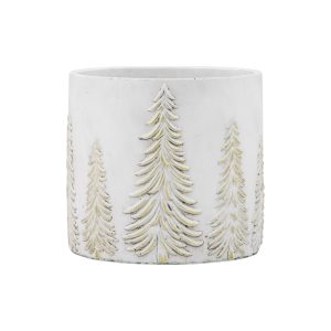 Gallery Direct Forest Planter White Gold | Shackletons