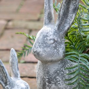 Gallery Direct Bunny Pot Large Distressed White | Shackletons