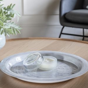 Gallery Direct Emmy Tray Pale Grey | Shackletons