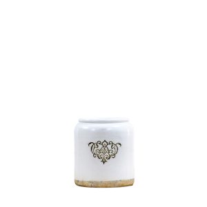 Gallery Direct Winchester Vase Wide White | Shackletons
