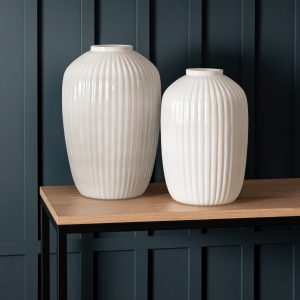 Gallery Direct Fjord Vase Medium White | Shackletons