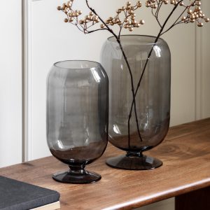 Gallery Direct Flynn Vase Large Smoke | Shackletons