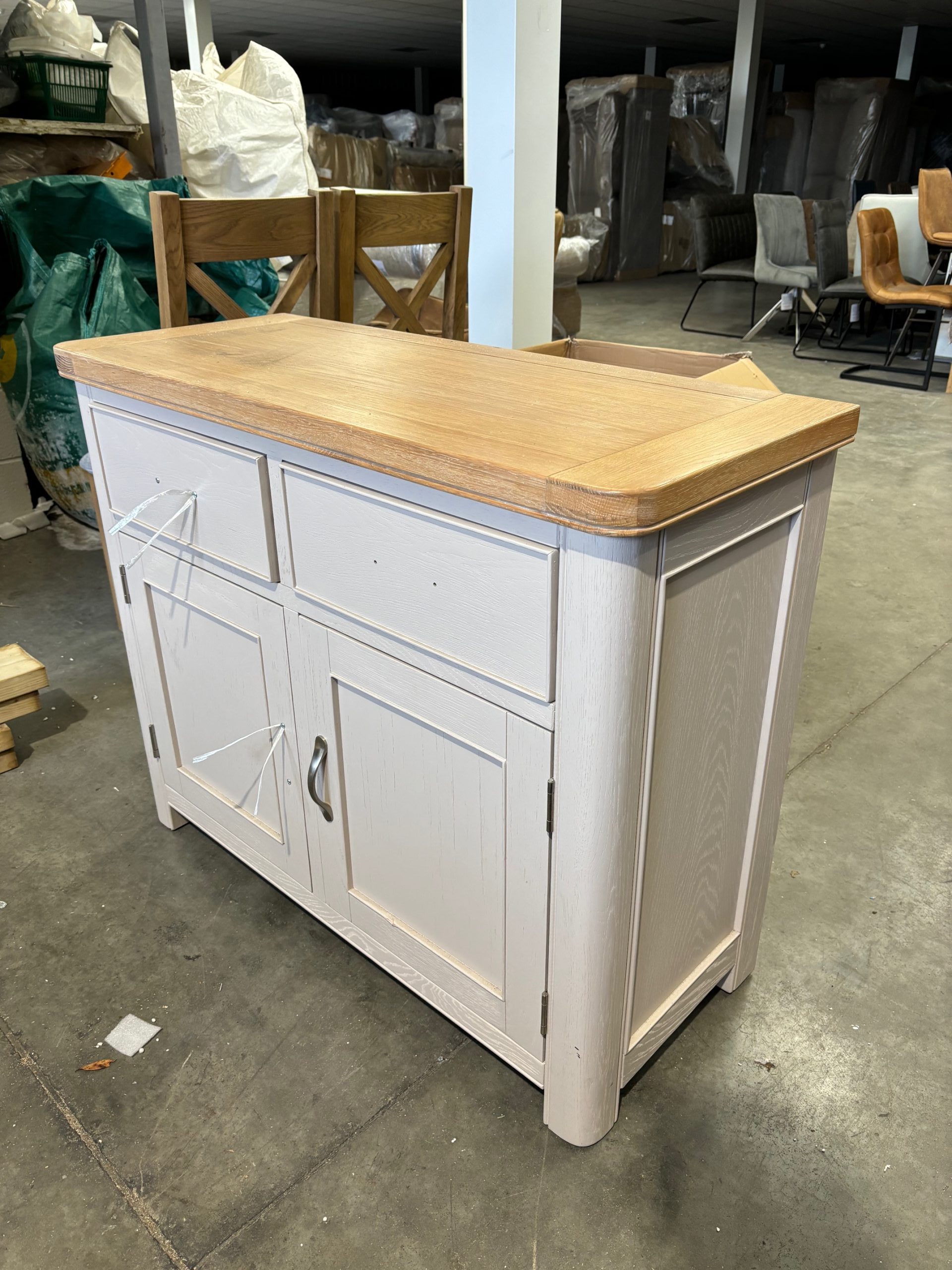 Painted 2 Door 2 Drawer Sideboard (WAREHOUSE CLEARANCE)