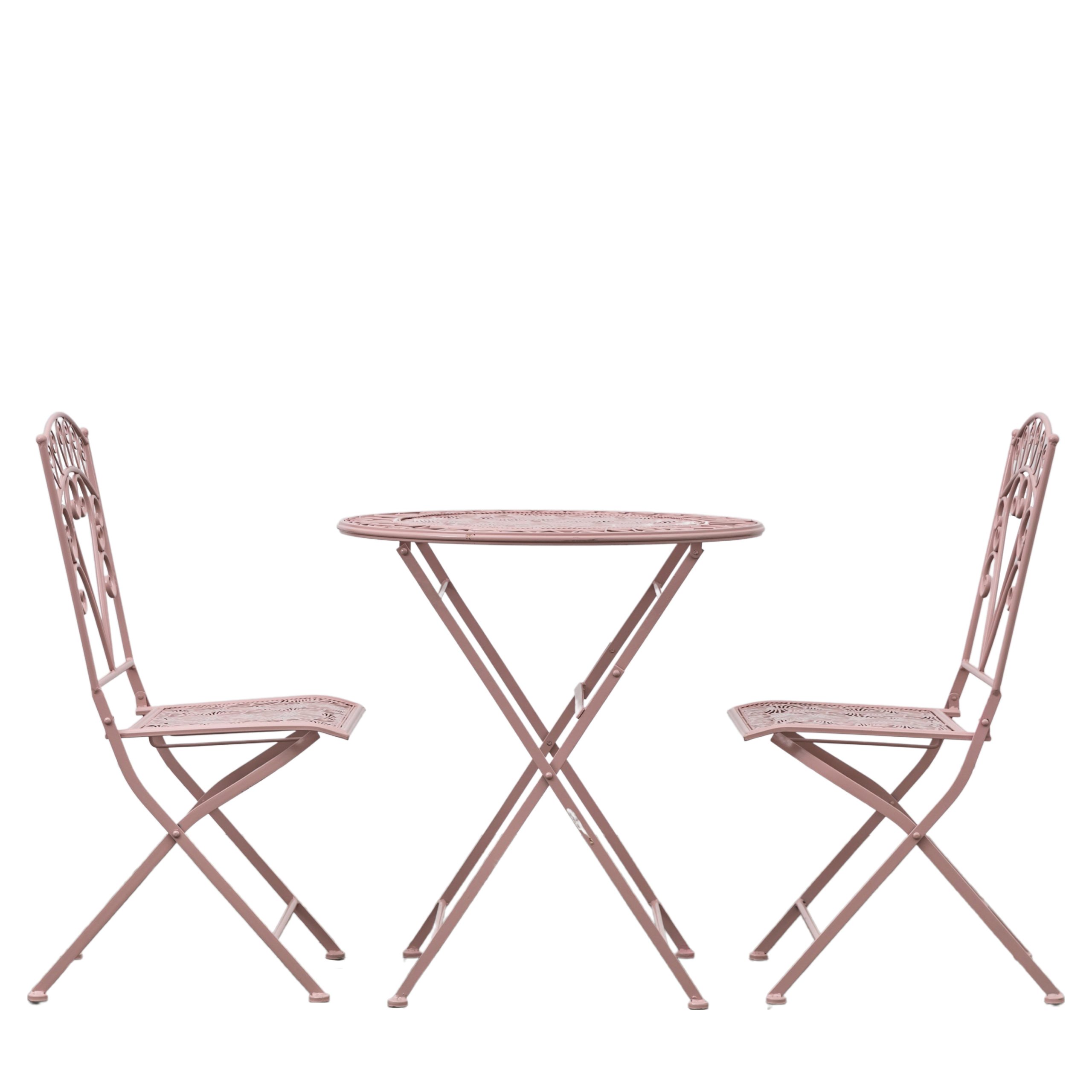 Gallery Outdoor Brindisi 2 Seater Bistro Set Coral