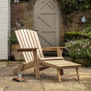 Gallery Outdoor Aspri Lounge Chair with Footstool | Shackletons
