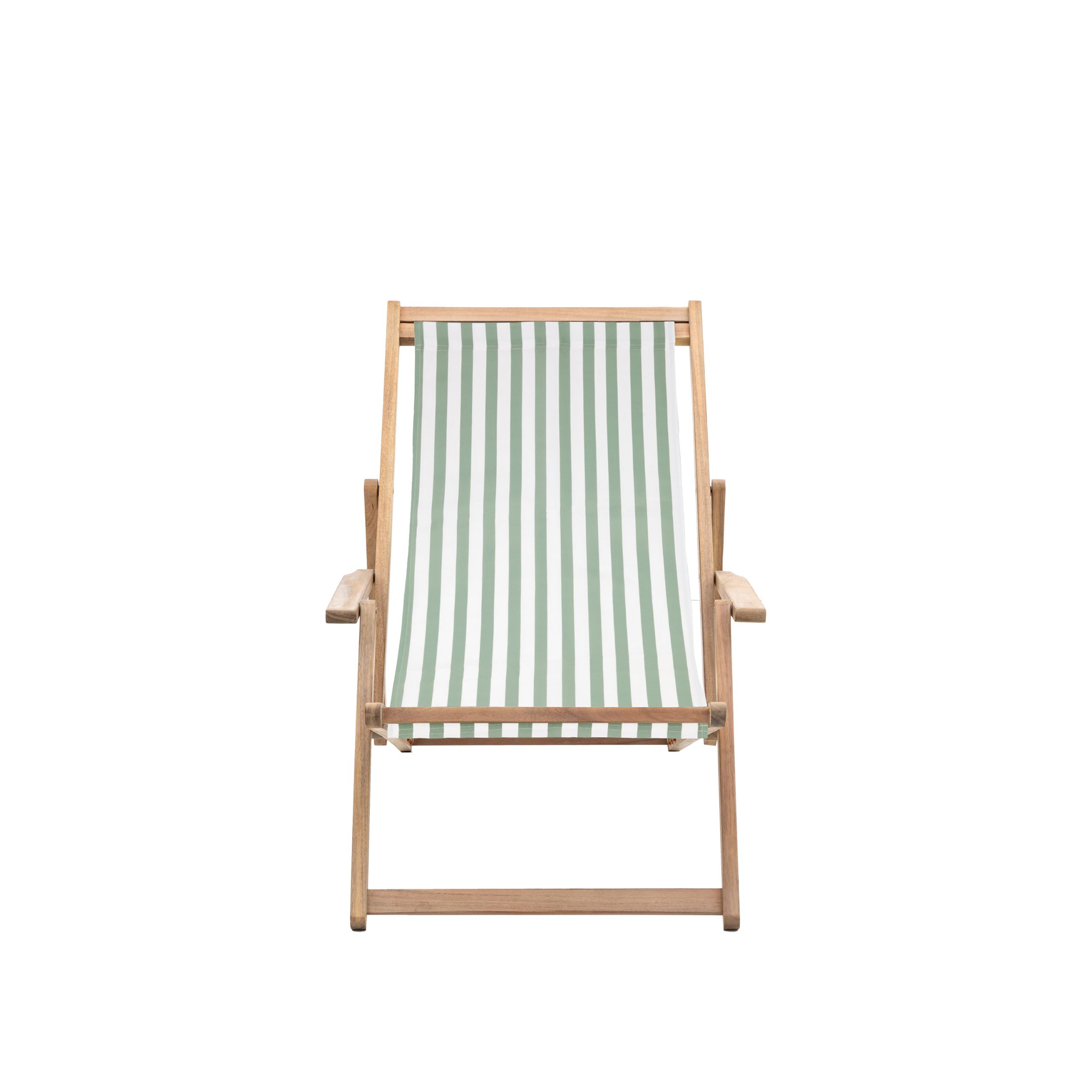Gallery Outdoor Creta Deck Chair Verde Stripe