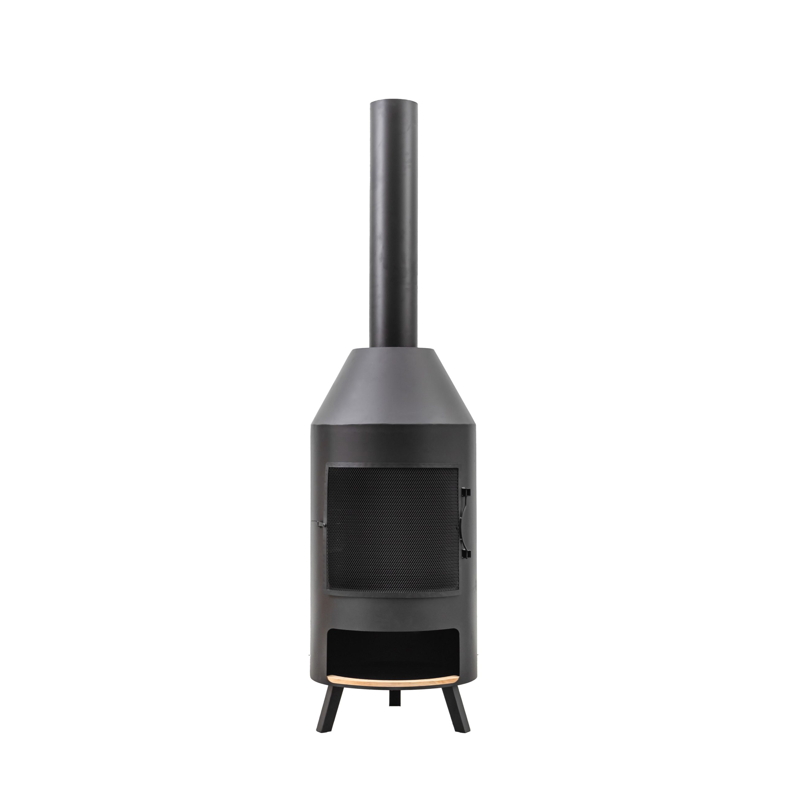 Gallery Outdoor Firenze Chiminea with Pizza Shelf 500x500x1835mm