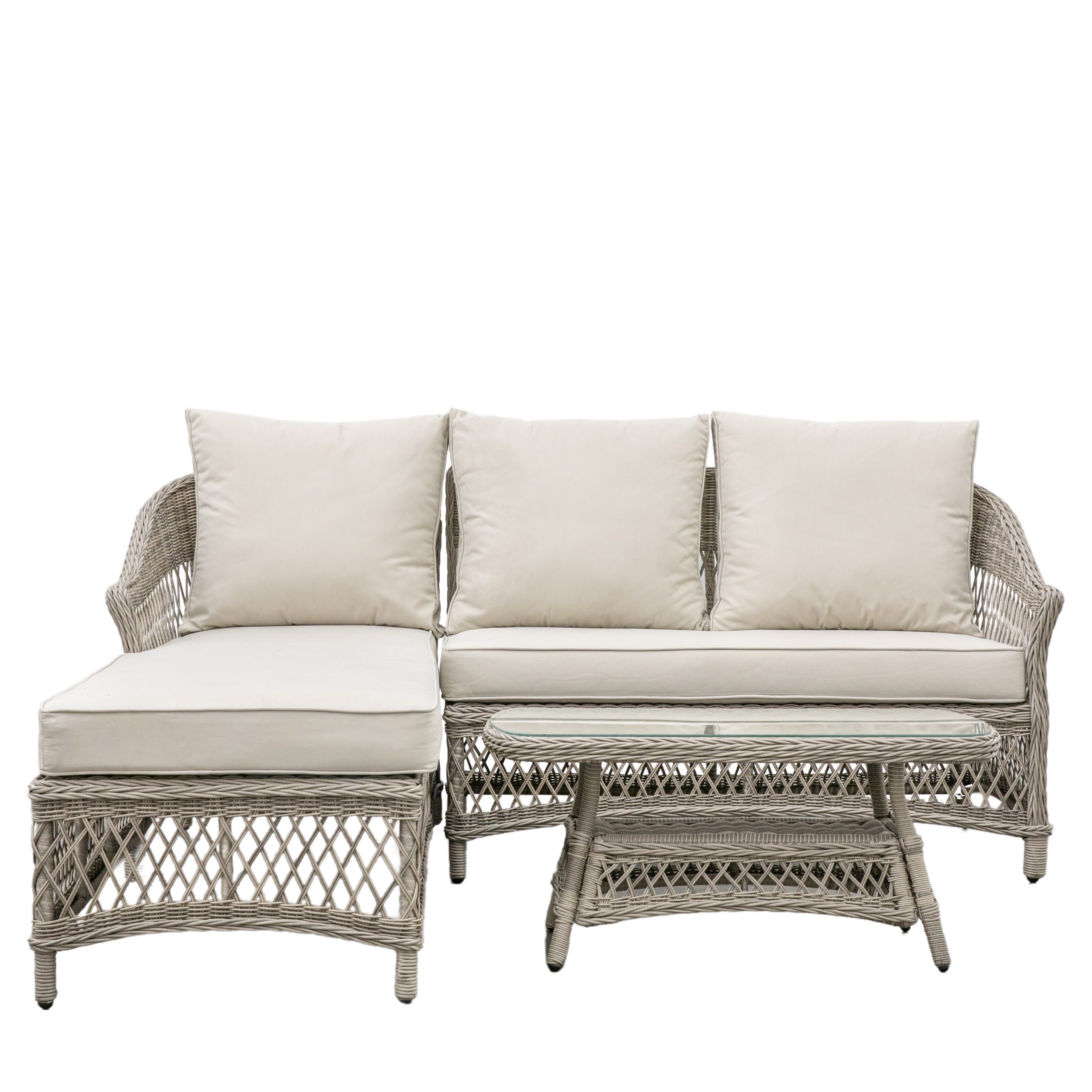 Gallery Outdoor Menton Chaise Set Stone