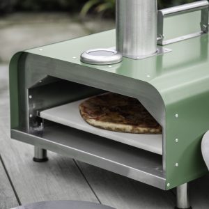 Gallery Outdoor Sassari Pellet Pizza Oven Green | Shackletons