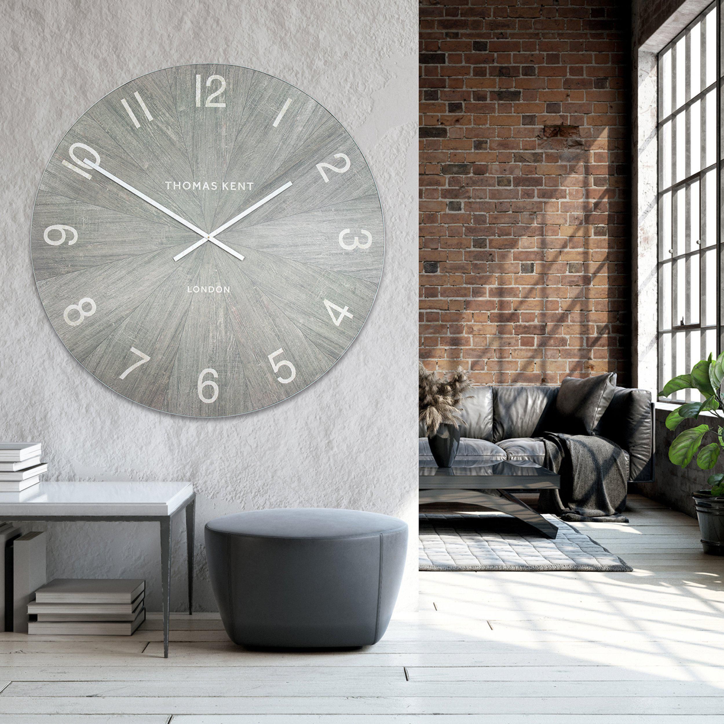 Thomas Kent 115cm Wharf Limestone Wall Clock