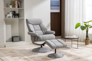 Biarritz Chair in Lisbon Silver | Shackletons