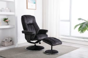 Denver Chair in Liquorice Fabric | Shackletons