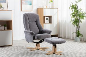 Global Furniture Alliance Hawaii Chair in Lille Charcoal Fabric | Shackletons