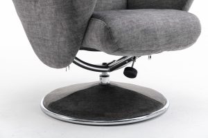 Global Furniture Alliance Paddington Chair in Graphite Fabric | Shackletons