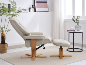 Global Furniture Alliance Sardinia Chair in Mushroom Leather | Shackletons