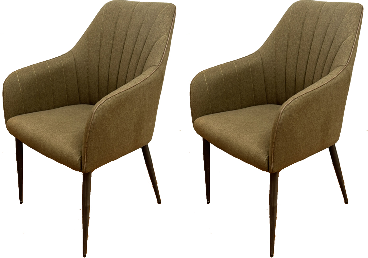 Pair of Carlton Furniture Oliver Dining Chairs in Hunter