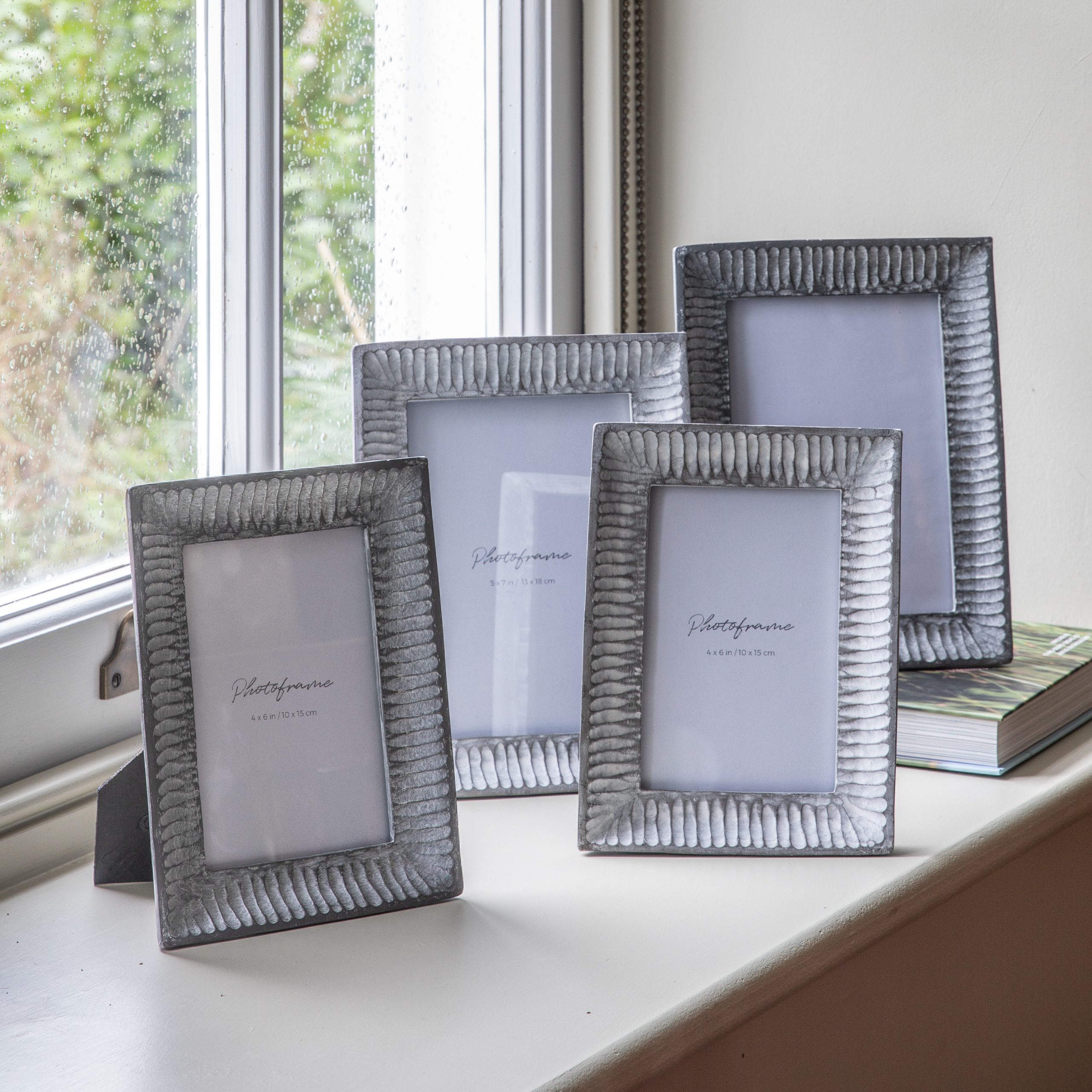 Gallery Direct Harris Photo Frame Grey Wash