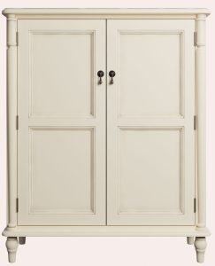 Laura Ashley Clifton 2 Door Shoe Storage Unit in Ivory | Shackletons