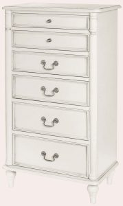Laura Ashley Clifton 6 Drawer Tall Chest in Dove Grey | Shackletons