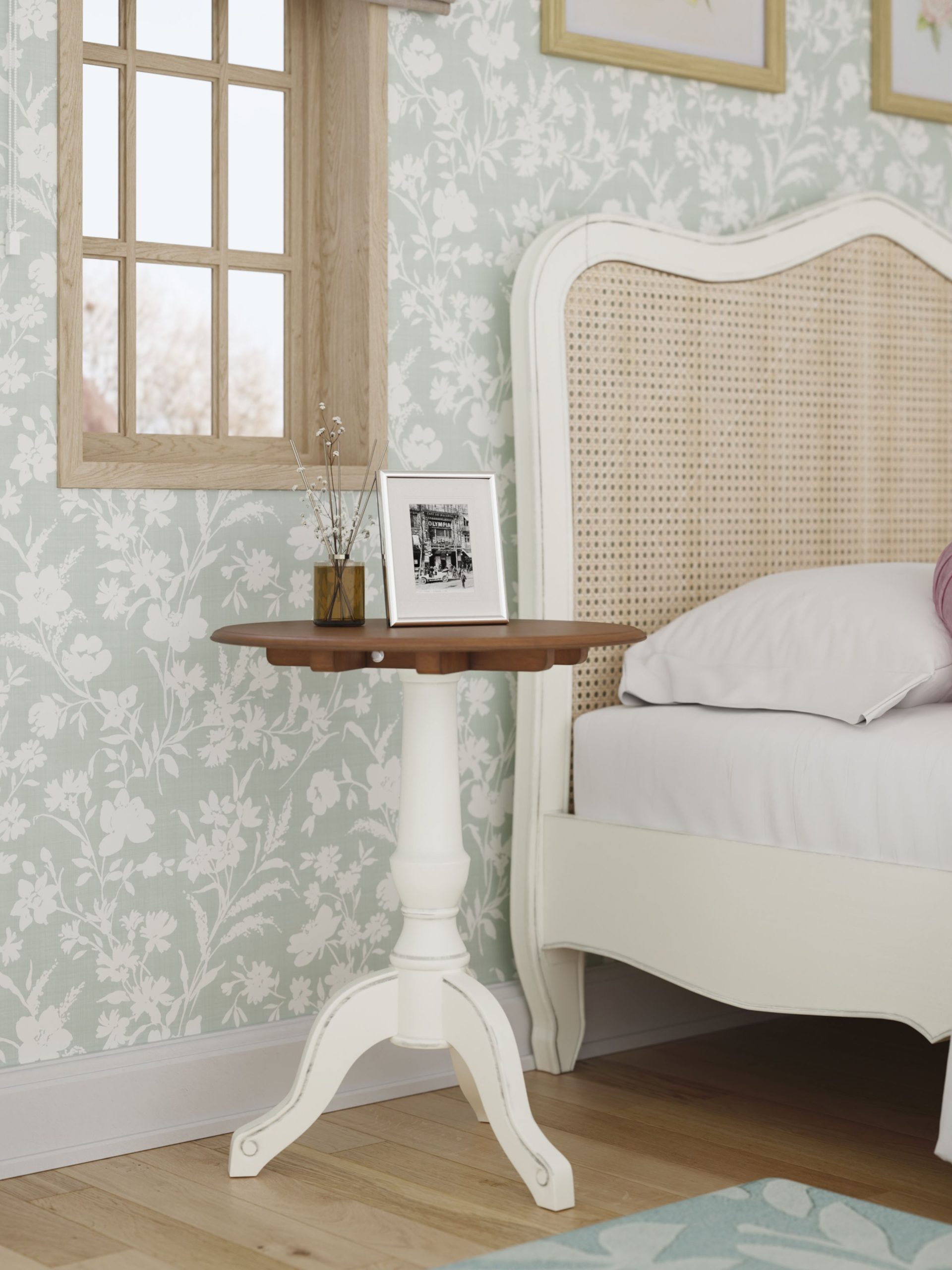 Laura Ashley Montpellier Side Table in Ivory