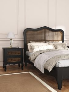 Laura Ashley Montpellier 5ft Bed frame in Black | Shackletons