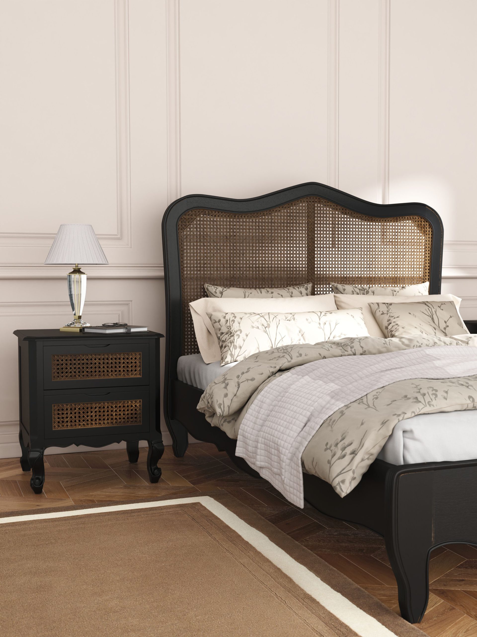 Laura Ashley Montpellier 5ft Bed frame in Black