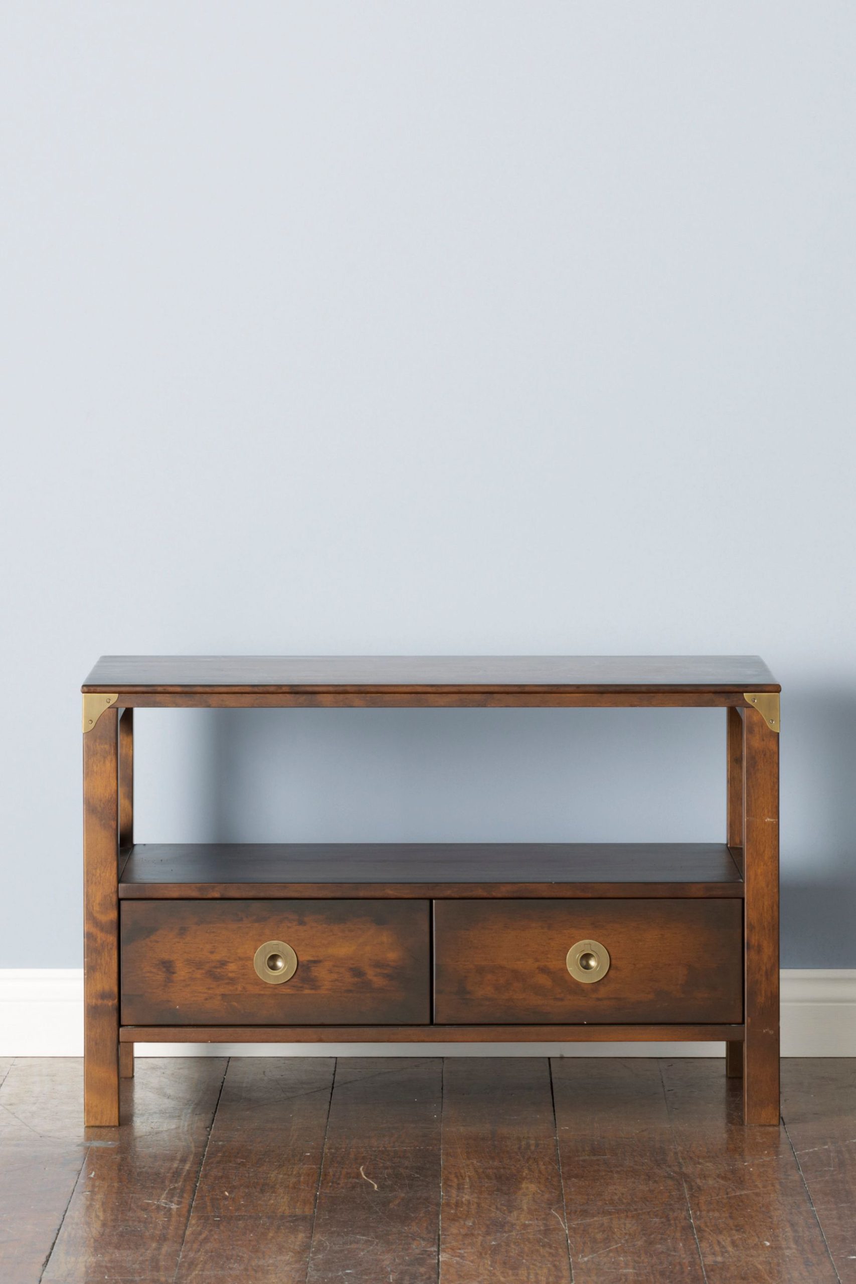 Laura Ashley Balmoral 2 Drawer TV Unit in Chestnut