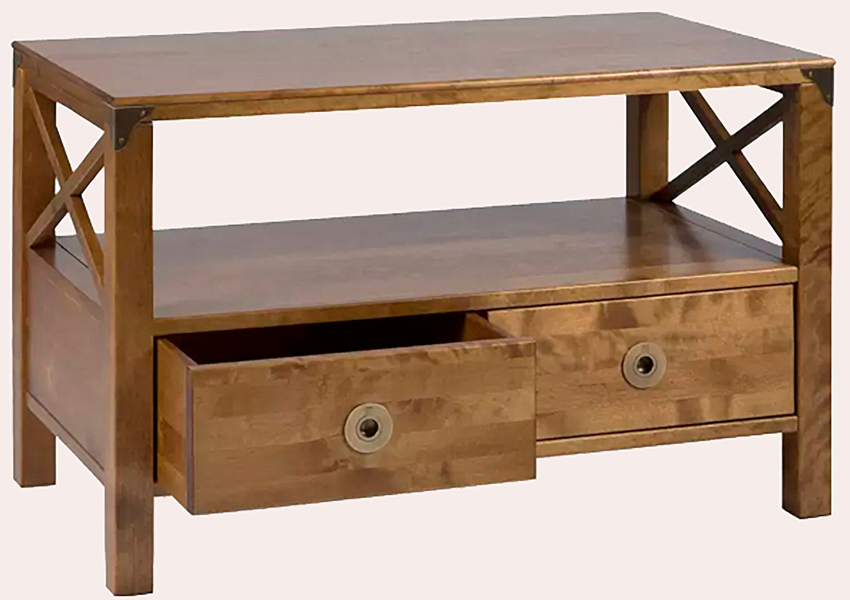 Laura Ashley Balmoral 2 Drawer TV Unit in Honey
