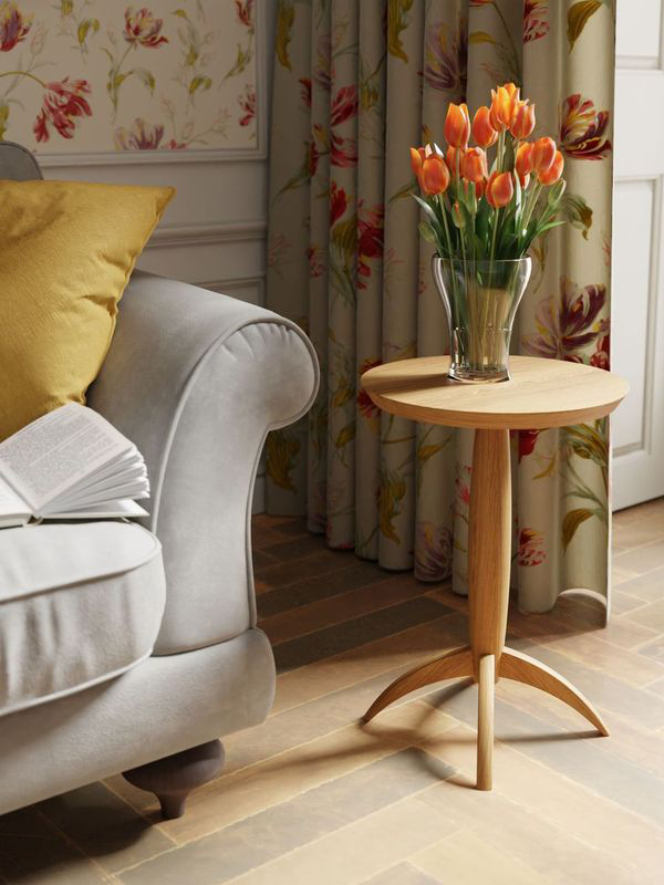 Laura Ashley Brecon Side Table in Oak