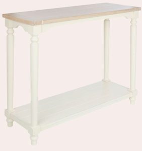 Laura Ashley Dorset Console Table in White | Shackletons