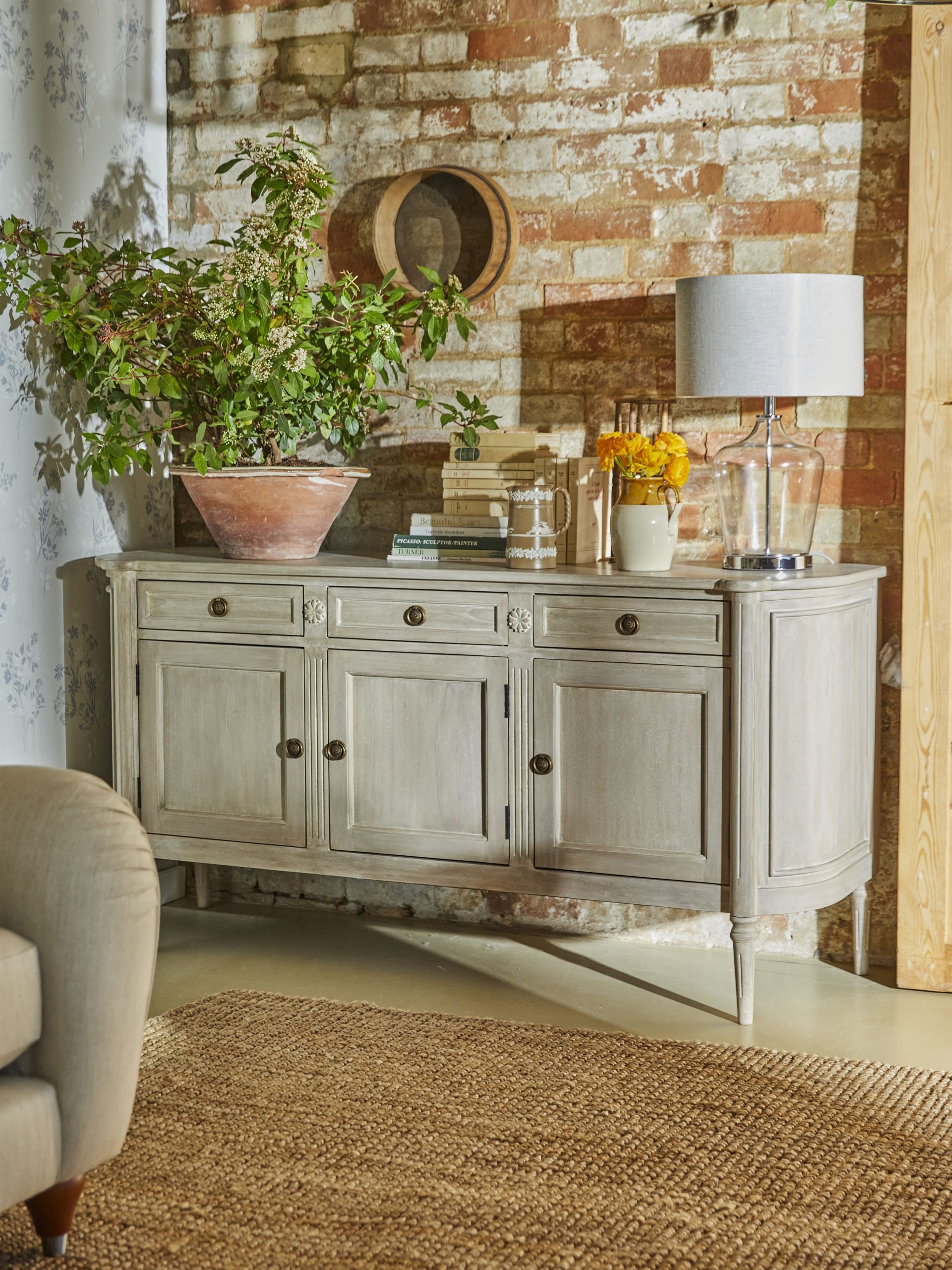 Laura Ashley Alouette 3 Door 3 Drawer Sideboard