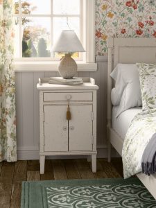 Laura Ashley Annaside 2 Door 1 Drawer Bedside Cabinet | Shackletons