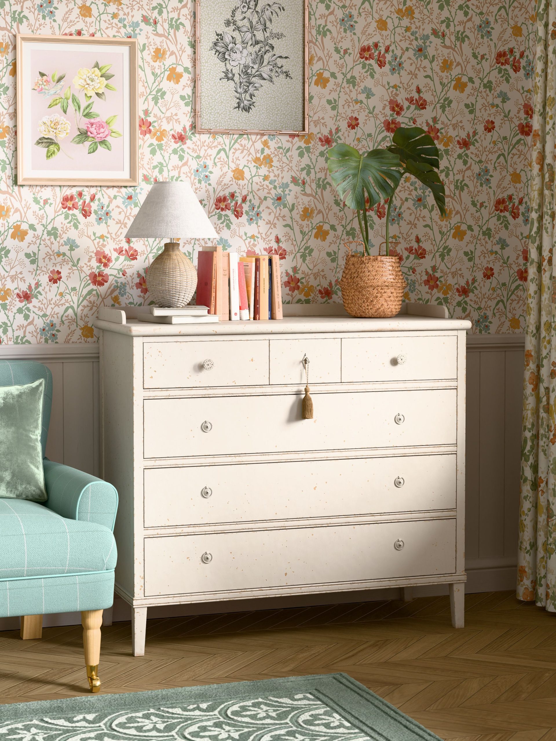 Laura Ashley Annaside 3+3 Drawer Chest