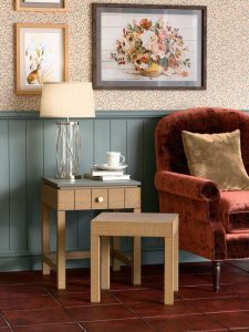 Laura Ashley Braystone 1 Drawer Nest of Tables | Shackletons