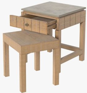 Laura Ashley Braystone 1 Drawer Nest of Tables | Shackletons