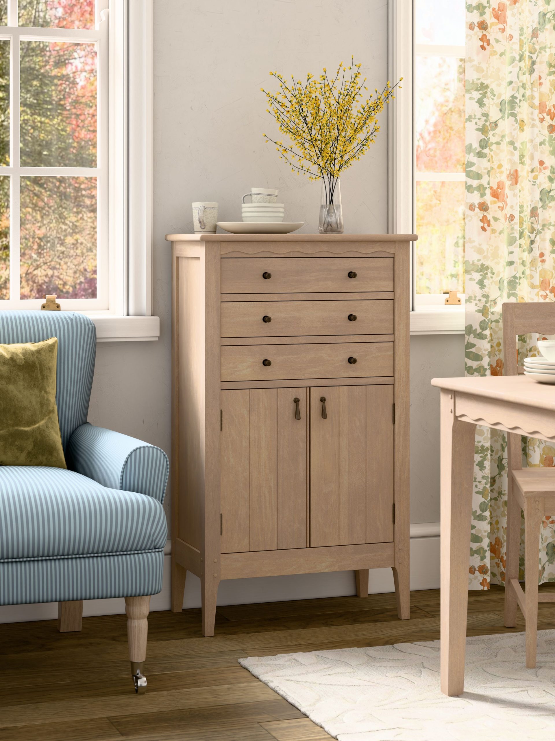 Laura Ashley Calford 2 Door 3 Drawer Chest