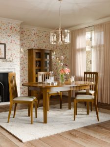 Laura Ashley Garrat Honey Oval Extending Dining Table | Shackletons