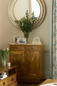Laura Ashley Garrat Honey 2 Door 2 Drawer Narrow Sideboard | Shackletons