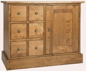 Laura Ashley Garrat Honey 1 Door 6 Drawer Sideboard | Shackletons