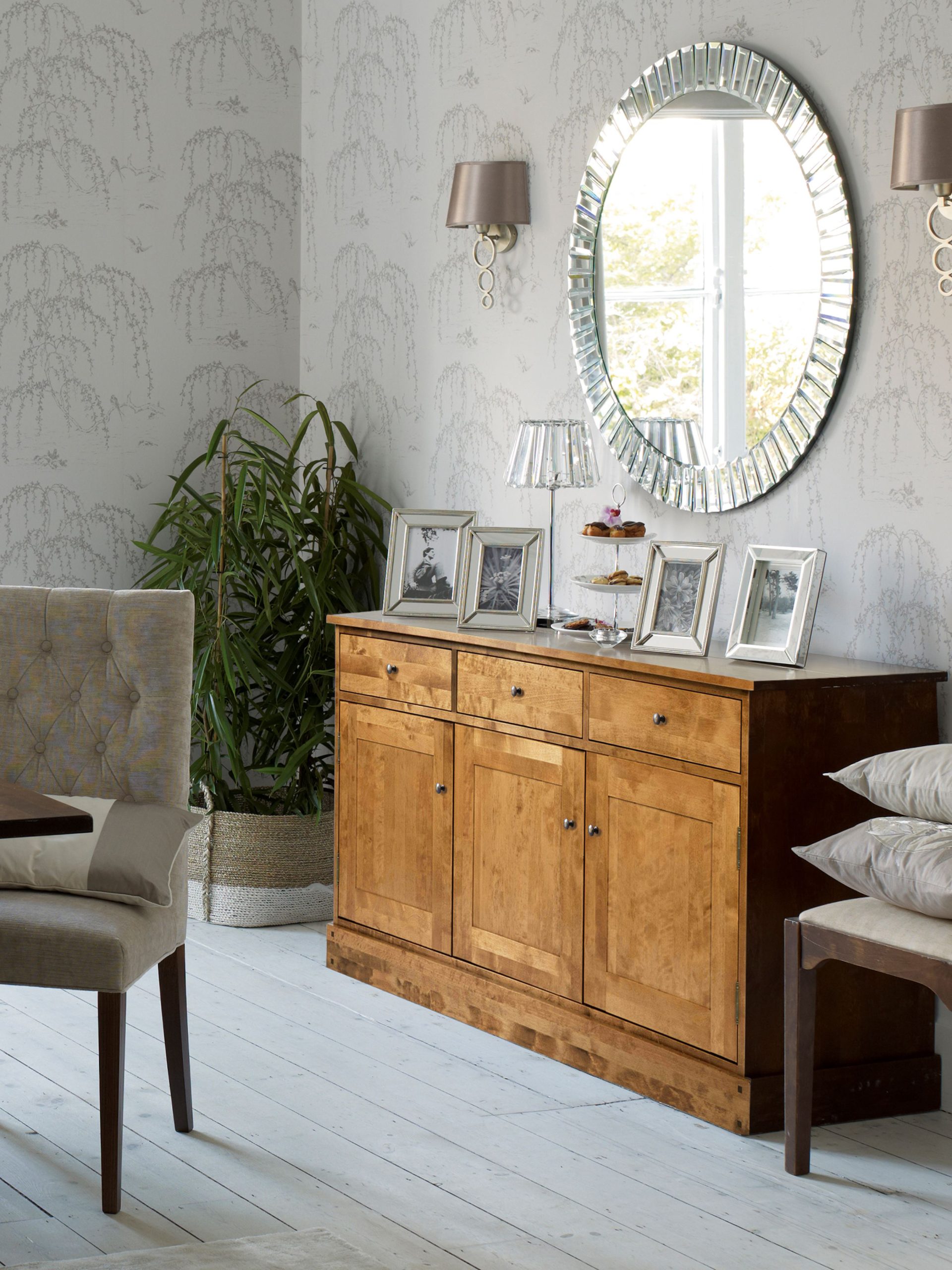 Laura Ashley Garrat Honey 3 Door 3 Drawer Sideboard
