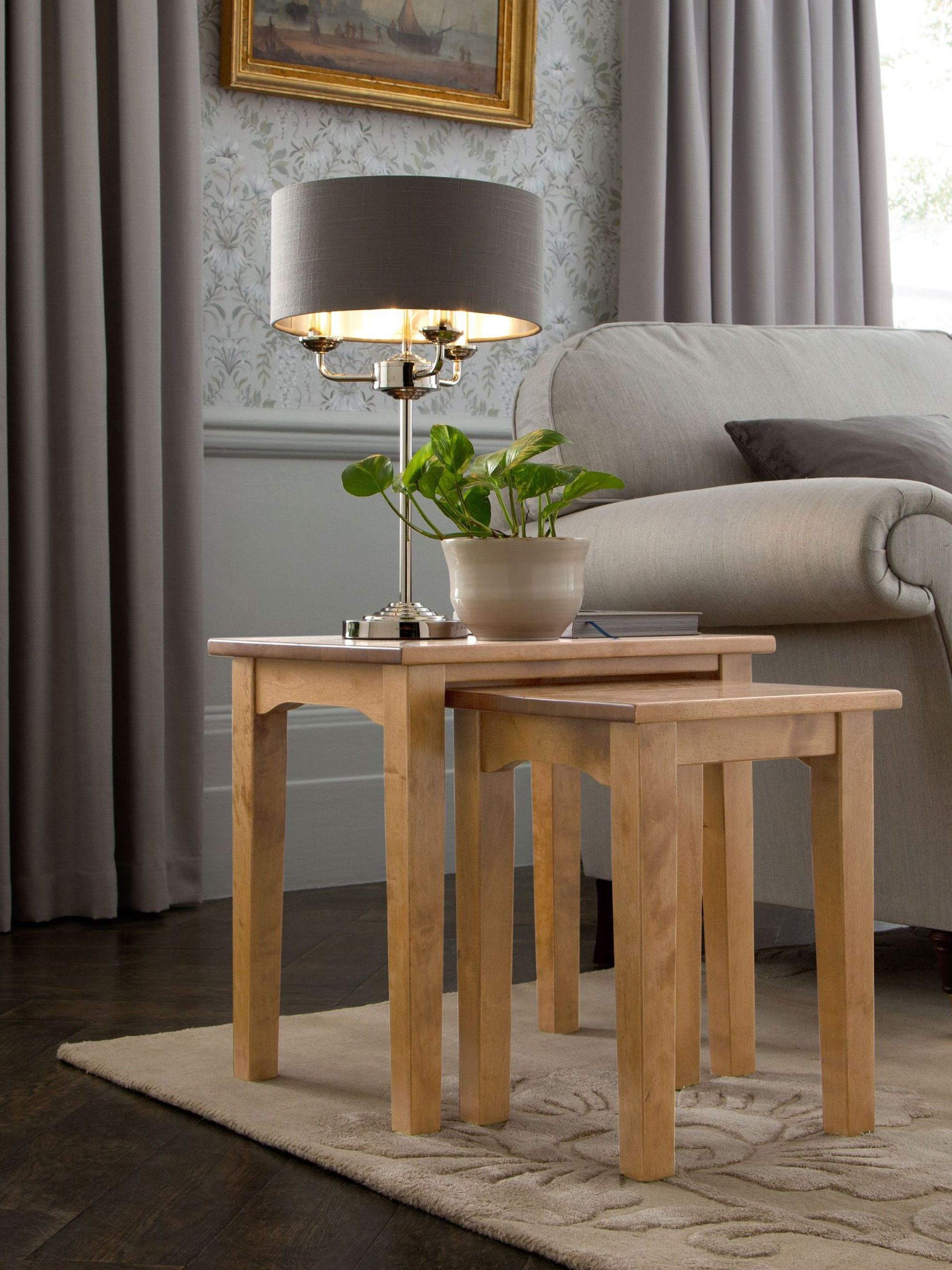 Laura Ashley Garrat Honey Nest of 2 Tables