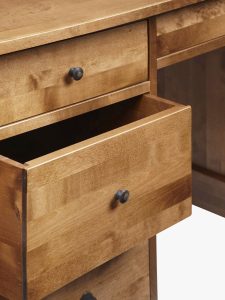 Laura Ashley Garrat Honey 7 Drawer Desk | Shackletons